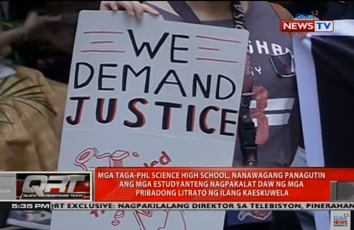 Wrongdoings Should Never Be Tolerated —pisay Teachers