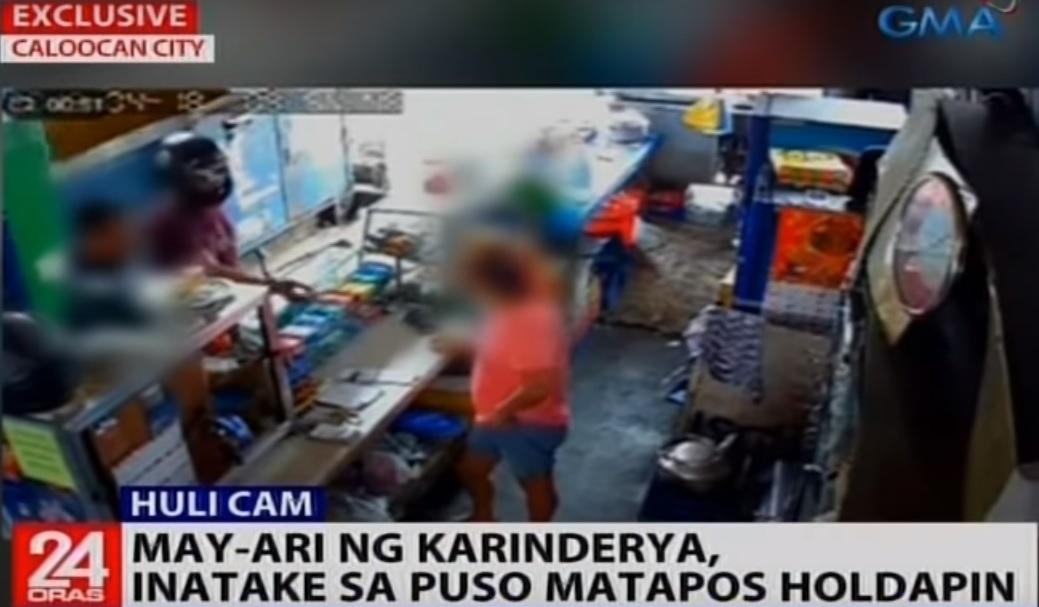 May Ari Ng Karinderya Inatake Sa Puso Matapos Kunin Ng Holdaper Ang May Ari Ng Karinderya Inatake Sa Puso Matapos Kunin Ng Holdaper Ang