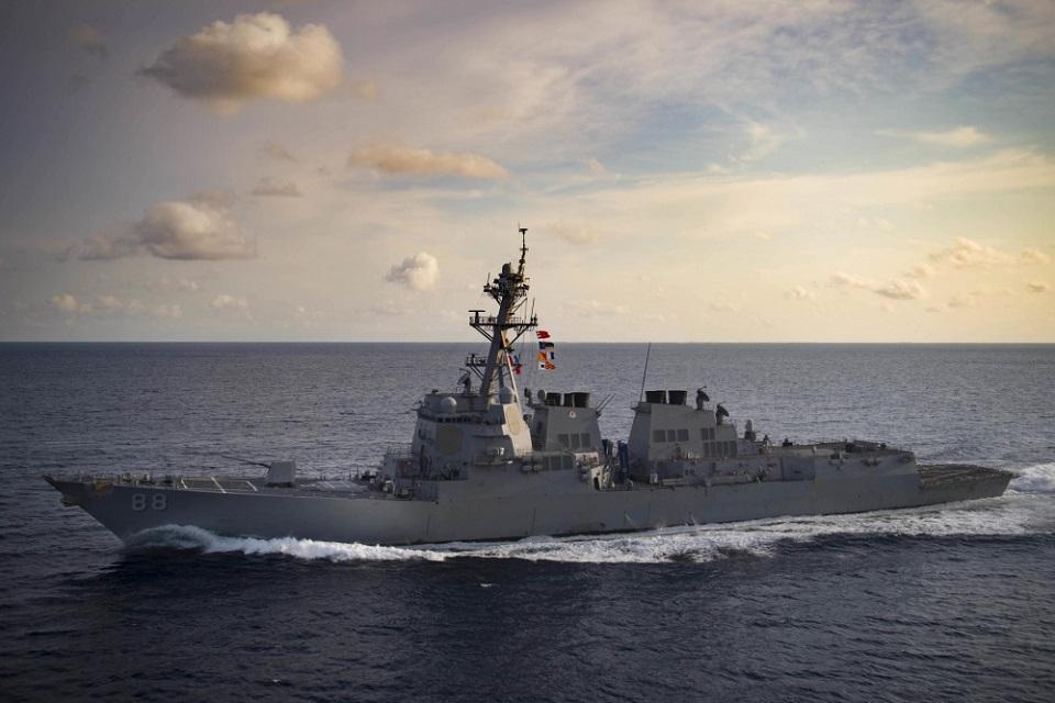 US destroyer sailing near Spratly Islands is exercising navigational rights