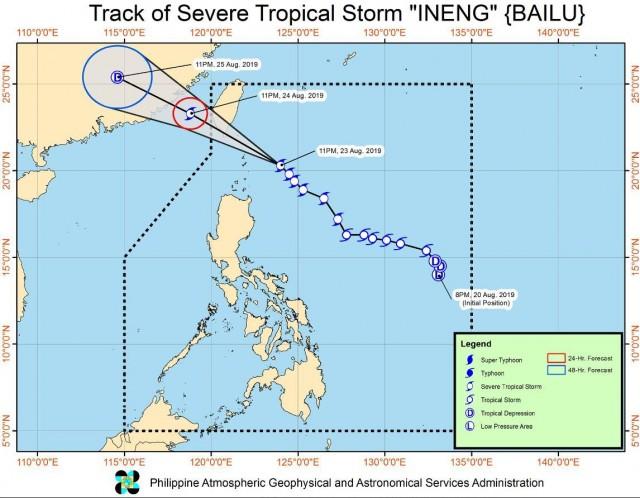 Ineng maintains strength, direction | GMA News Online