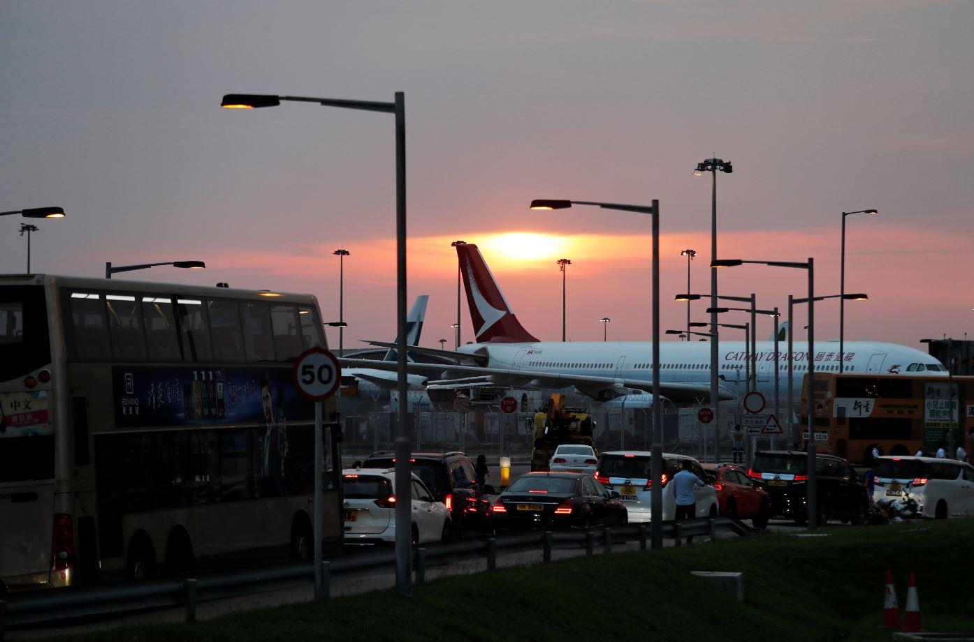 Hong Kong riot police move to curb airport protest after violent ...