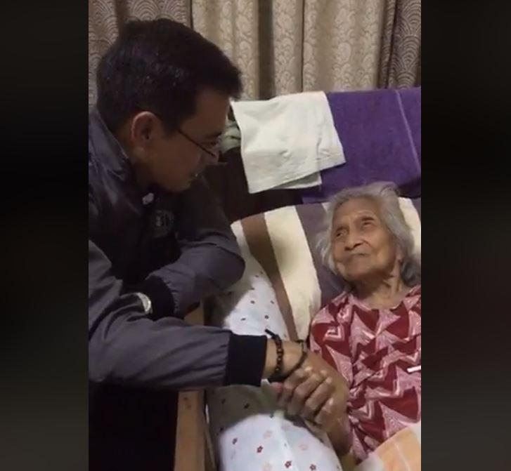 Mayor Isko visits, gives P100K to centenarians in Manila