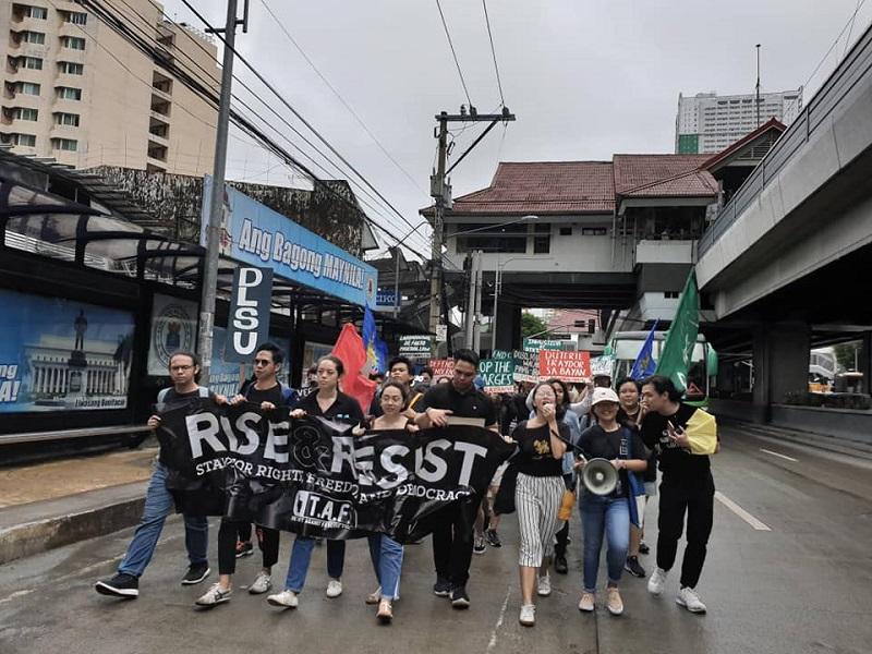 Police Asked For Protest Leaders Names At Martial Law Anniversary Rally — Group Gma News Online 