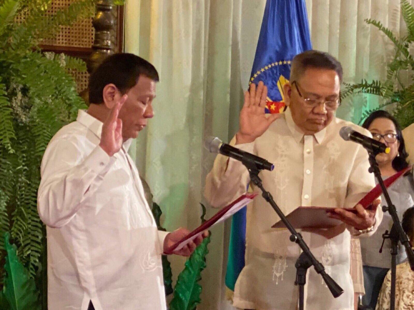 Chief Justice Peralta takes oath before Duterte | GMA News Online