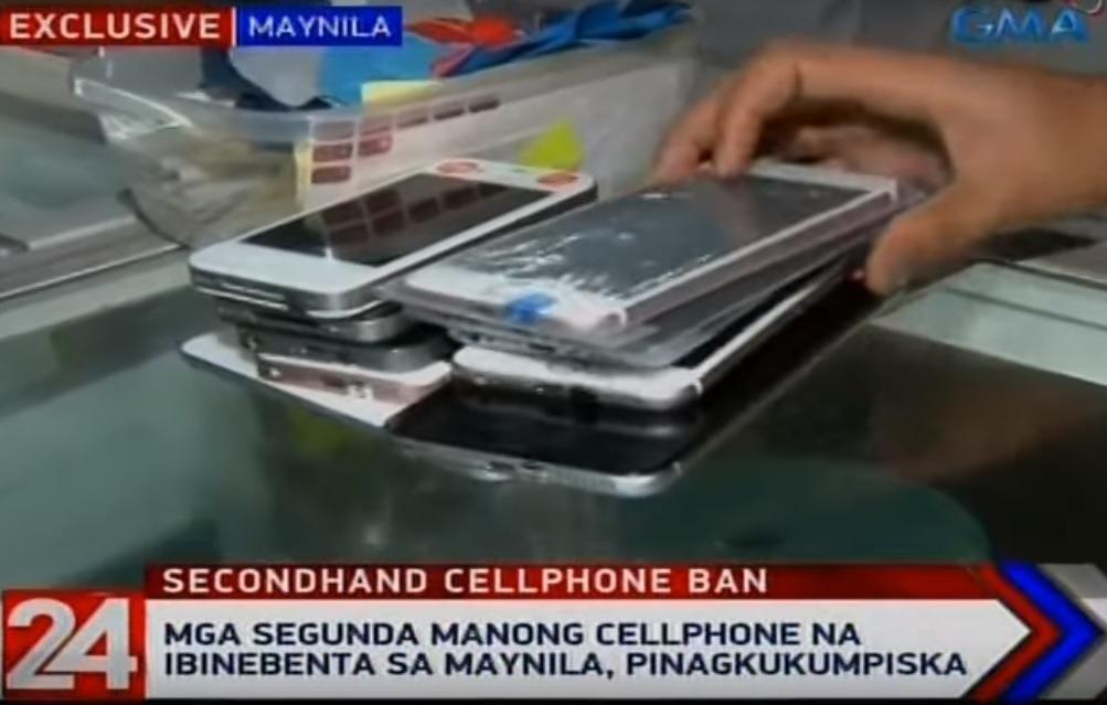 Second hand cellphones for sale seized at Manila mall GMA News Online