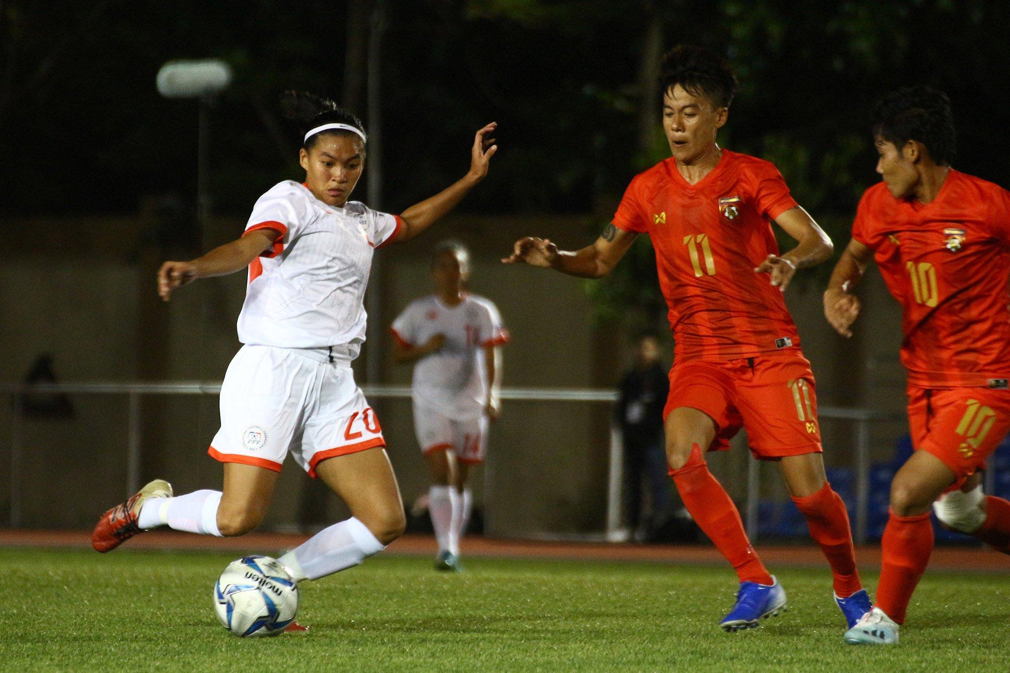 Philippines, Myanmar end women's football match in goalless draw | GMA ...