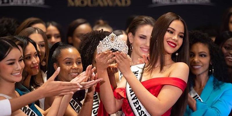 Catriona Gray had encouraging words for candidates who fell during Miss ...