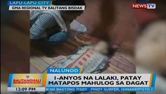 1-year-old Lapu-Lapu City boy drowns after falling into sea | GMA News ...