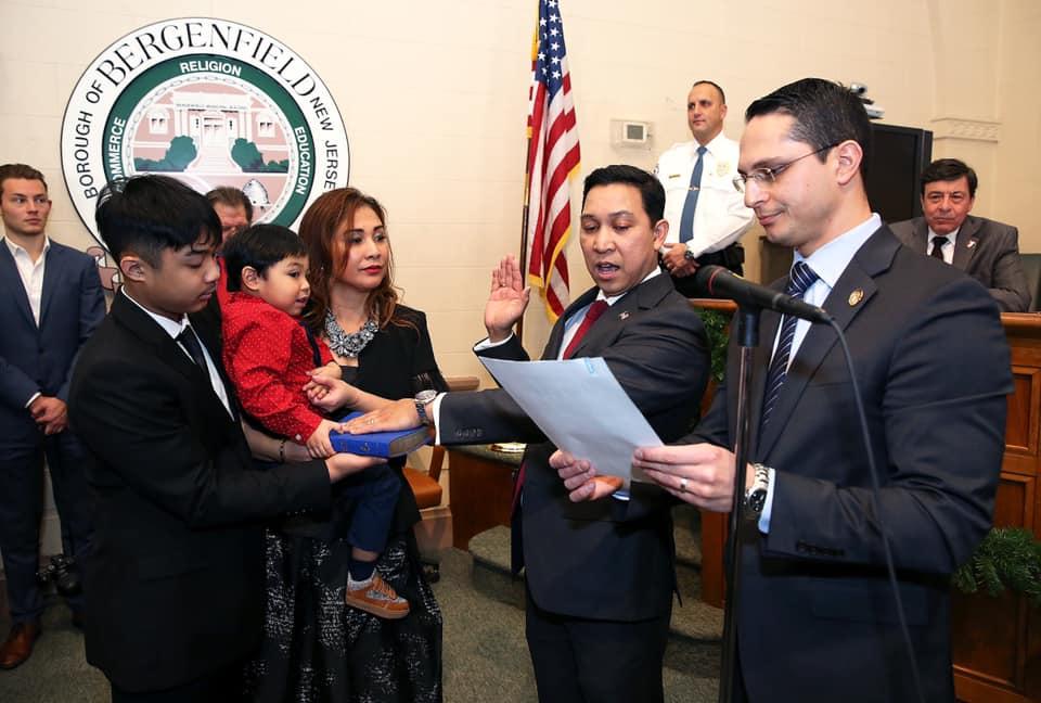 FilAm lawyer swornin as Bergenfield, NJ mayor GMA News Online