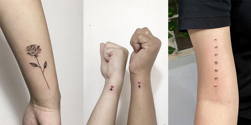 Women's Minimalist Forearm Tattoo