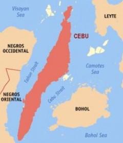 Province of Cebu map