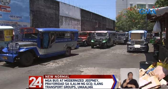 Old jeepneys eased out in GCQ guidelines, says transport group │ GMA ...