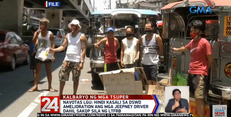 With no aid or income, Navotas jeepney drivers struggle to survive ...