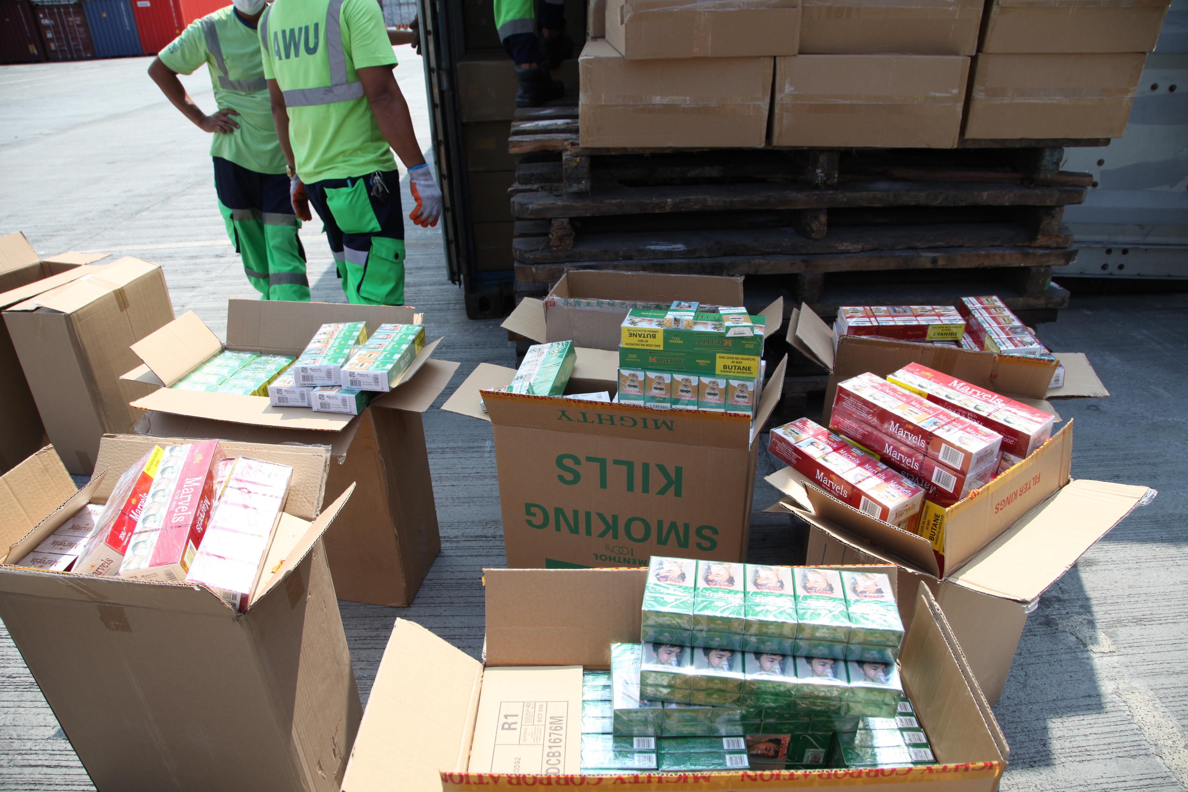 Customs Seizes P17M Worth Of Fake Cigarettes | GMA News Online