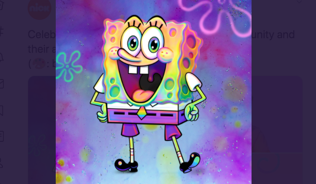pride spongebob pop