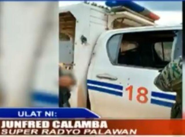 Ambush on police mobile car in Dumaran, Palawan
