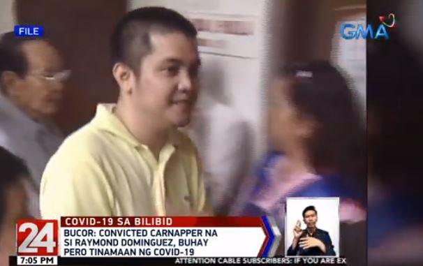 Car thief Raymond Dominguez alive but infected with COVID-19 | GMA News ...