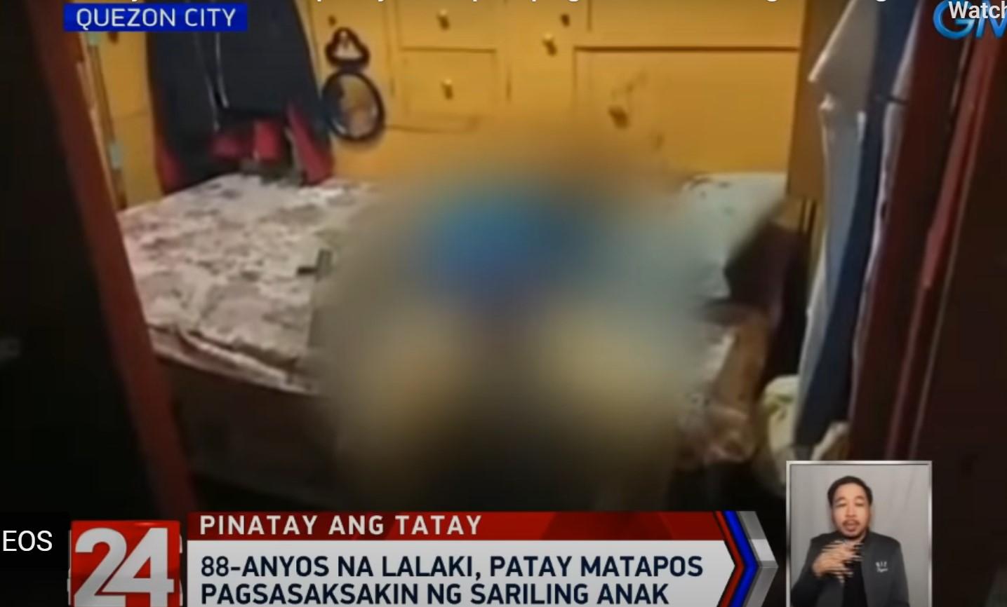 Man stabs dead his 88-yr-old dad in QC allegedly over inheritance | GMA ...