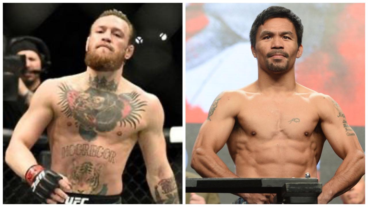 Conor McGregor and Manny Pacquiao