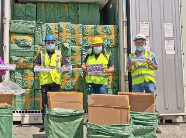 BOC seizes P121M worth of smuggled cigarettes in Subic