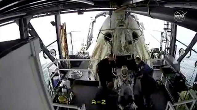 Nasa Astronauts Splash Down In Gulf Of Mexico After Intl Space Station Mission Gma News Online 8936