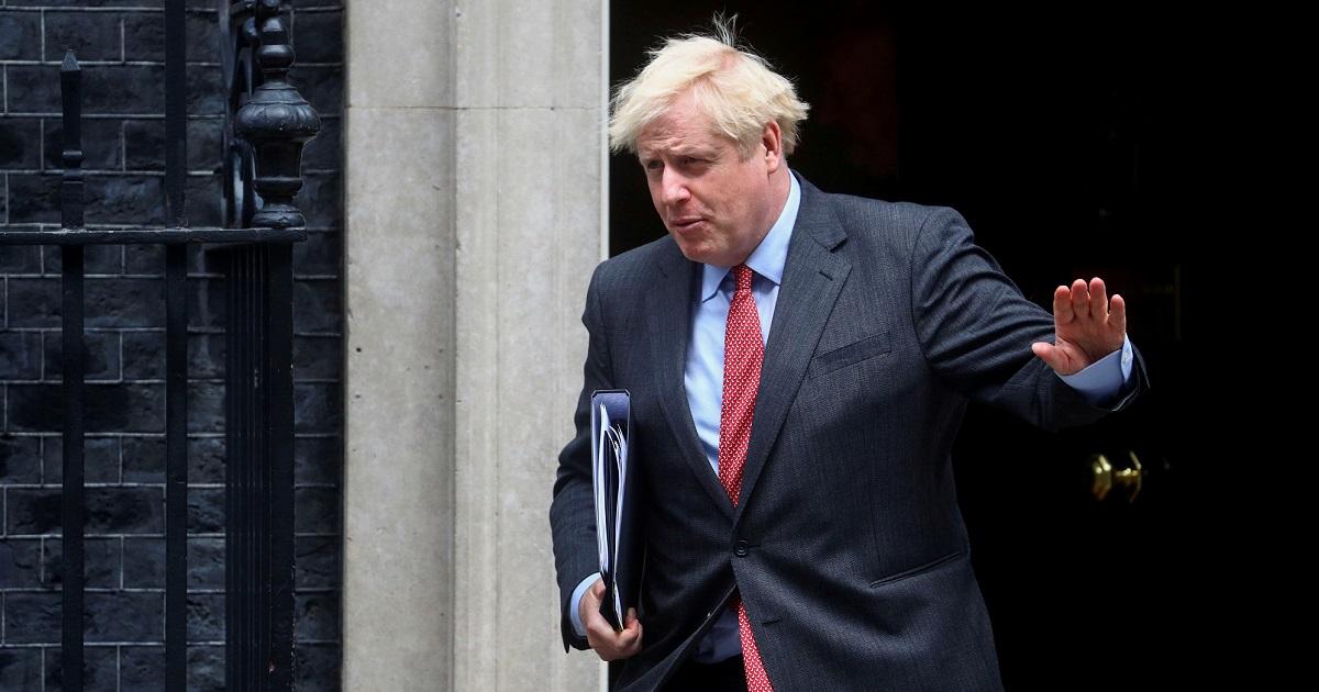 UK PM Boris Johnson gets his first dose of AstraZeneca vaccine