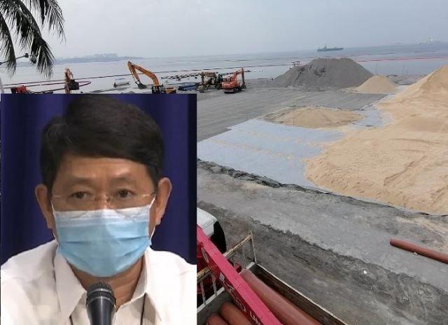 Department of the Interior and Local Government secretary Eduardo Año on Manila Bay white sand project