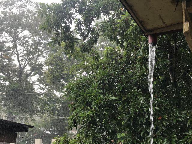 Southern Quezon is experiencing heavy rains