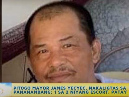 Mayor James Yecyec of Zamboanga del Sur province unhurt in ambuscade