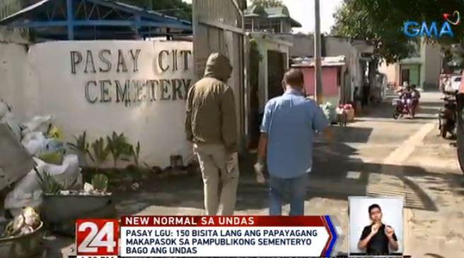 Pasay Sets Schedule For Residents Visiting Cemeteries Gma News Online