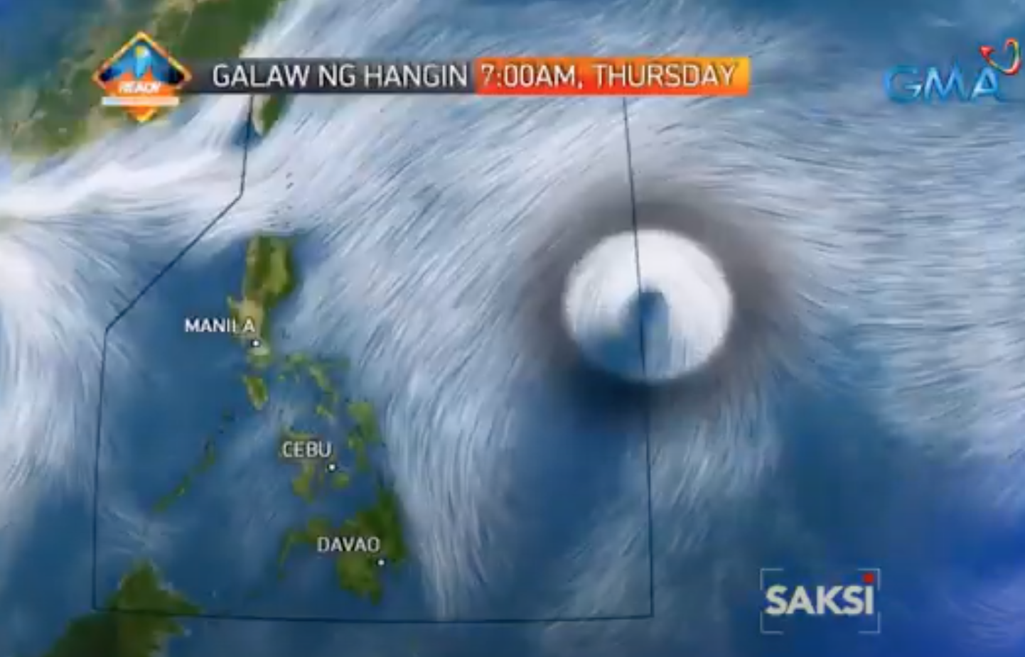 Goni intensified into severe tropical storm, within PAR Thursday