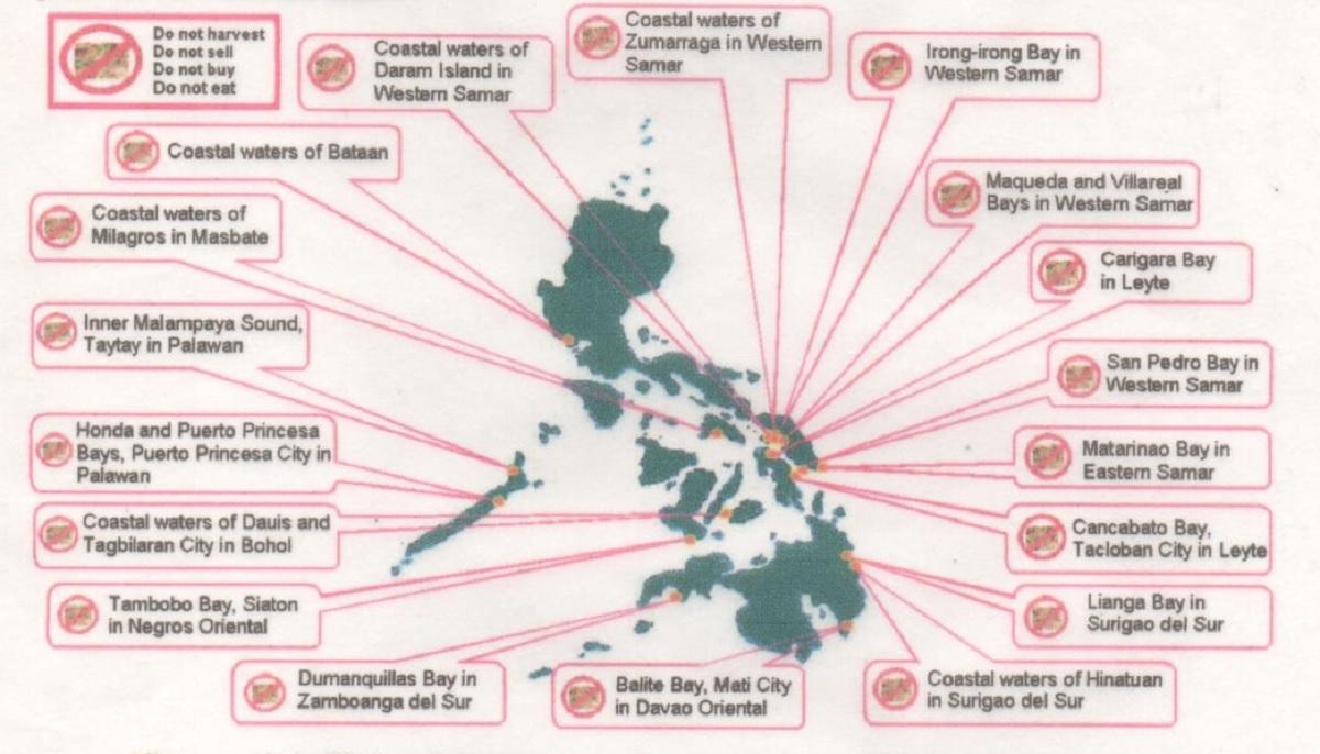 BFAR warns vs. paralytic shellfish poison in several towns in Bataan ...