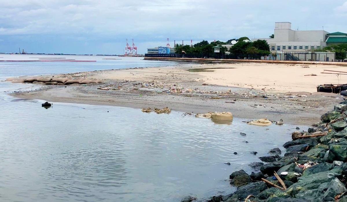 10% of dolomite sand in Manila Bay swept to sea — DENR