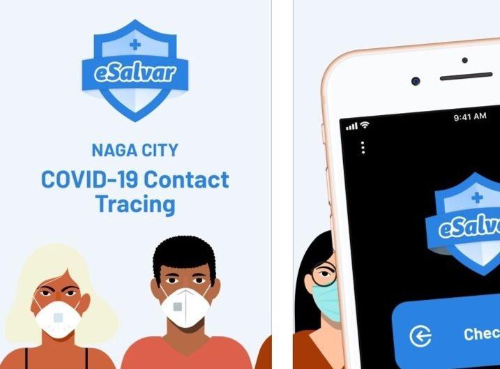 eSalvar is the contact tracing app of Naga City