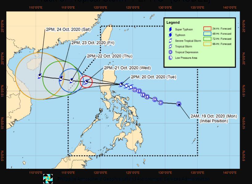 Pepito Slightly Intensifies, Threatens Aurora —PAGASA | GMA News Online