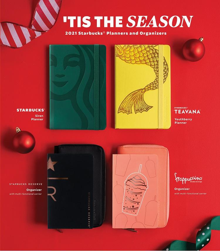 Here are the designs for Starbucks Philippines 2021 planners and organizers