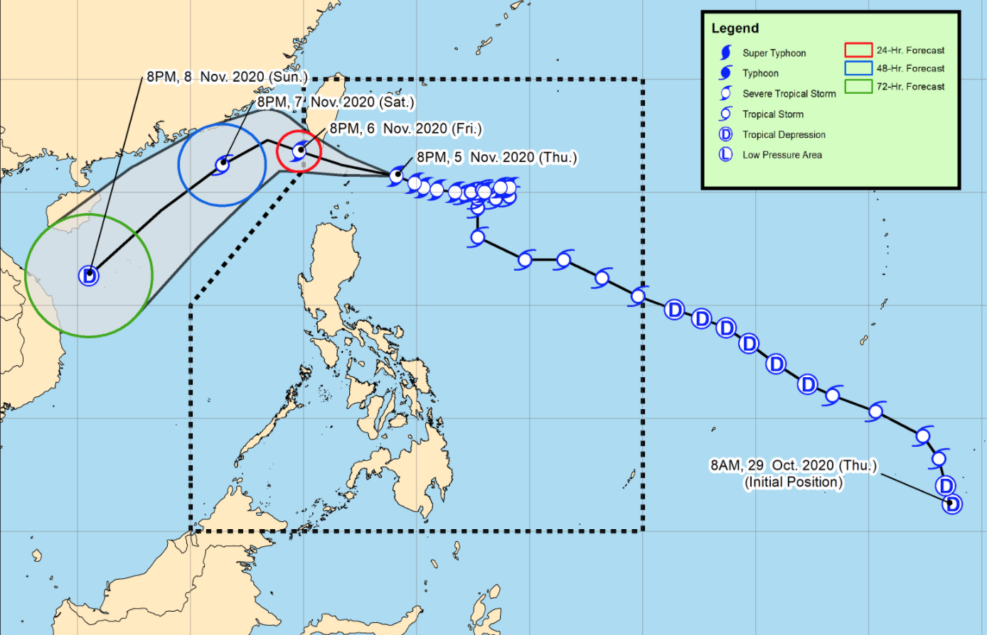 Siony maintains course, likely to pass near Batanes within next 6 hours ...