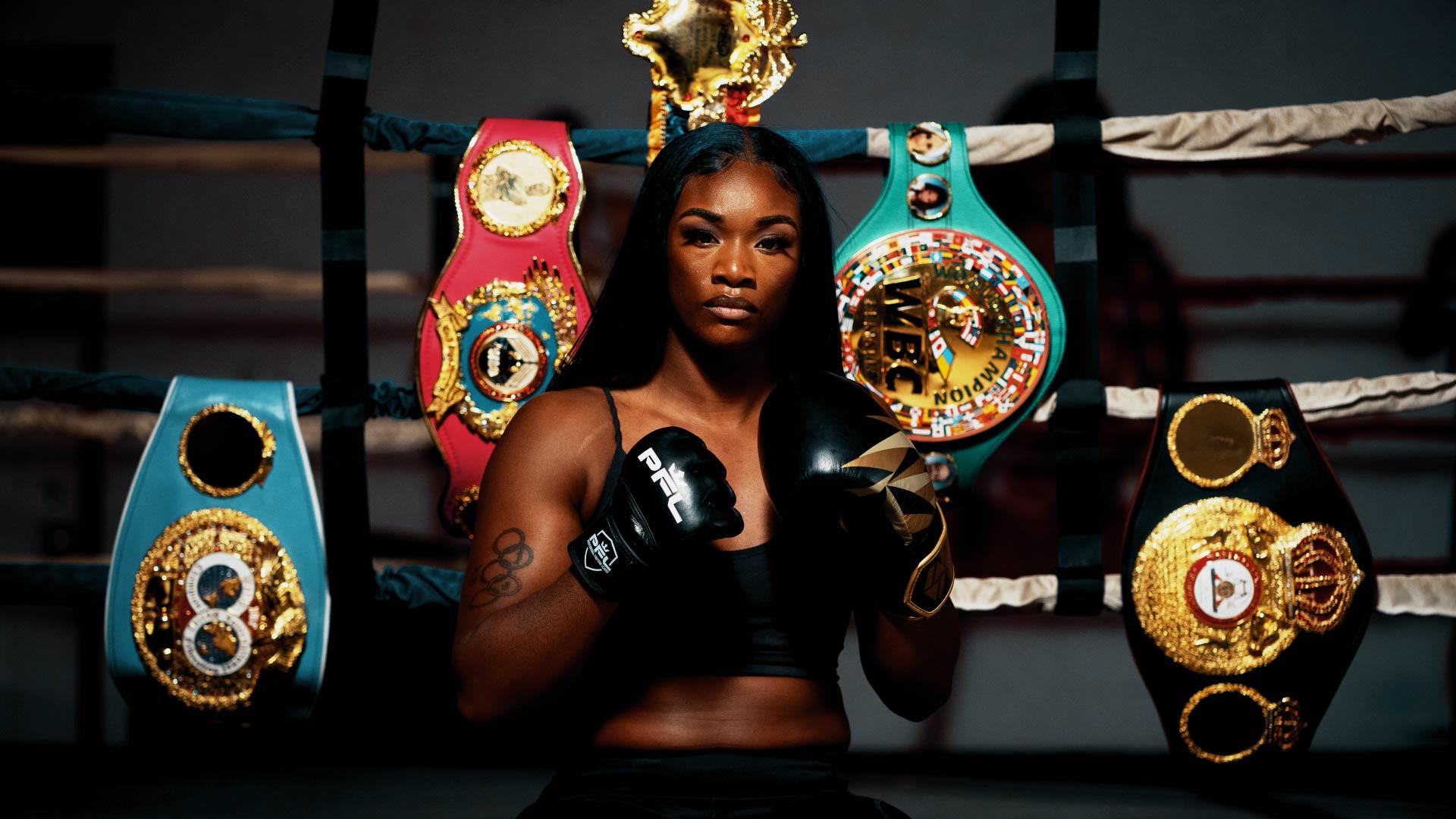 Two-time Olympic boxing gold medalist Claressa Shields ...