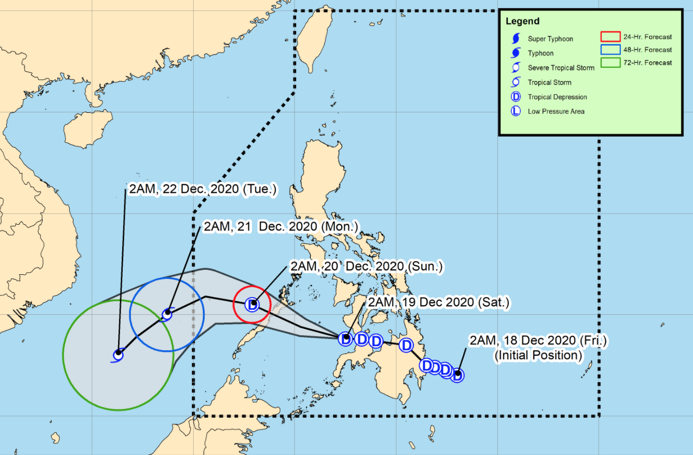 Vicky now over Sulu Sea, 13 areas under Signal No. 1