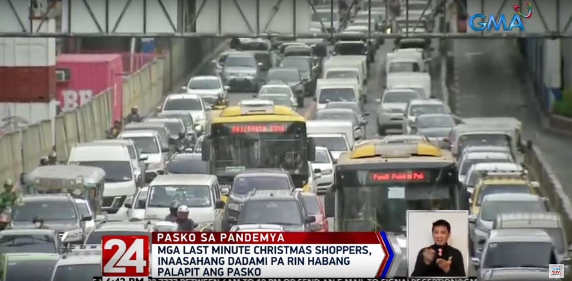 Christmas rush felt in malls, roads amid COVID-19 | GMA News Online