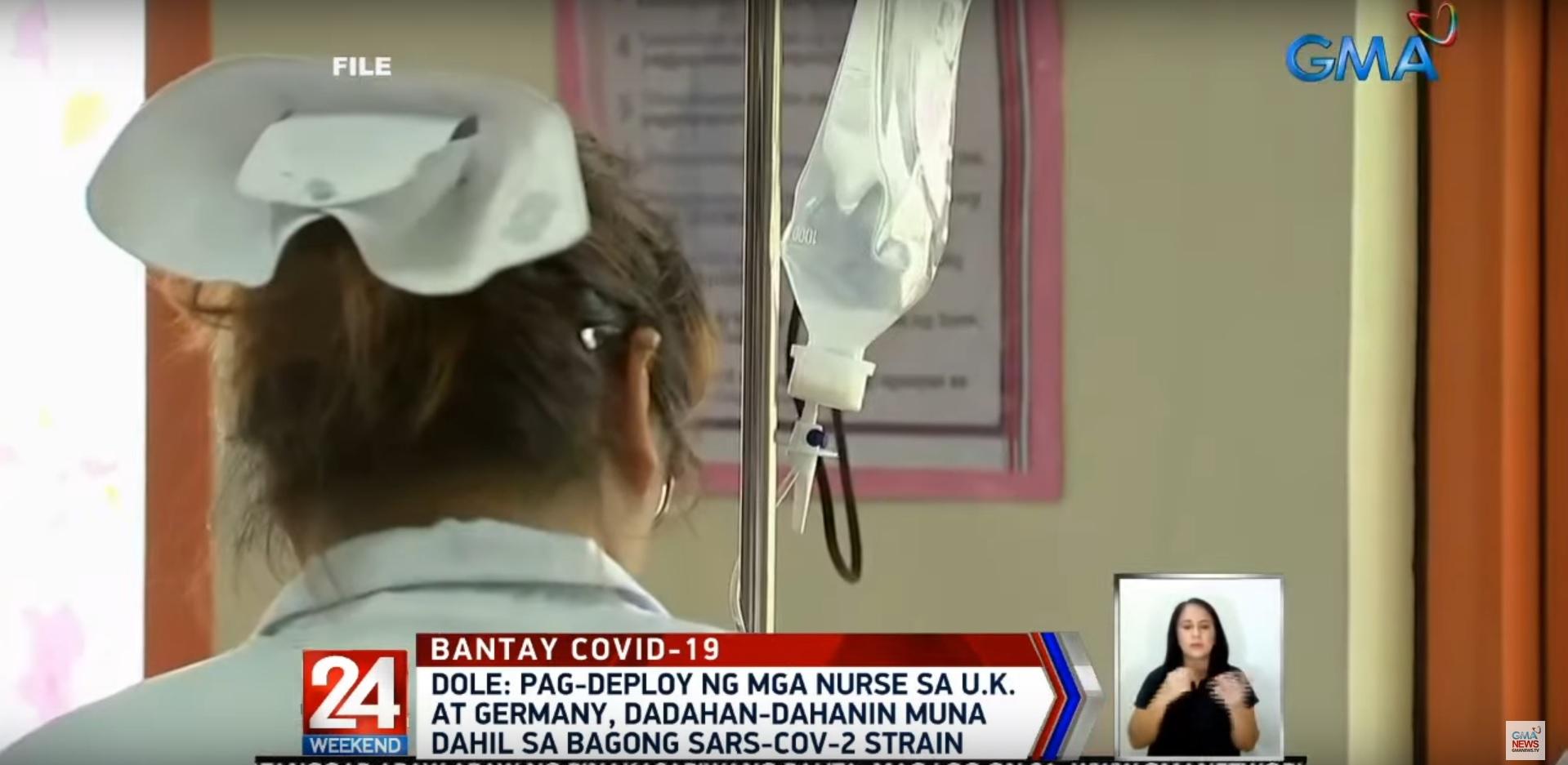 Philippines to slow deployment of nurses to UK, Germany - Vimarsana News