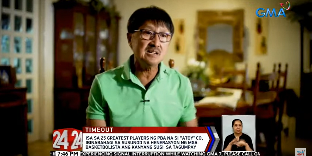 Basketball legend Atoy Co describes his love of the game: 'Parang kumakain  ka ng masarap na lechon' | NCAA Philippines