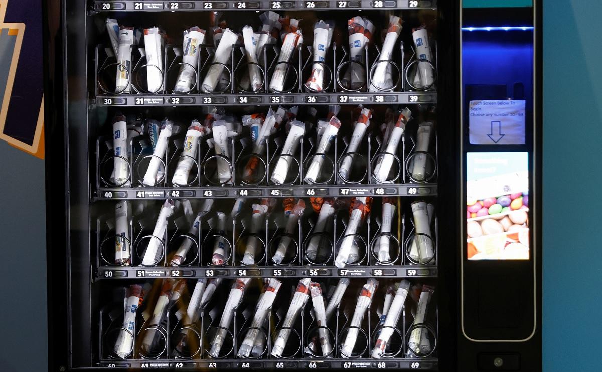 California university offers students COVID test kits by vending machine GMA News Online