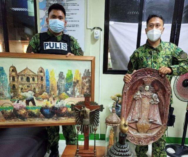 2 suspected Akyat-Bahay gang members nabbed for allegedly stealing religious antiques