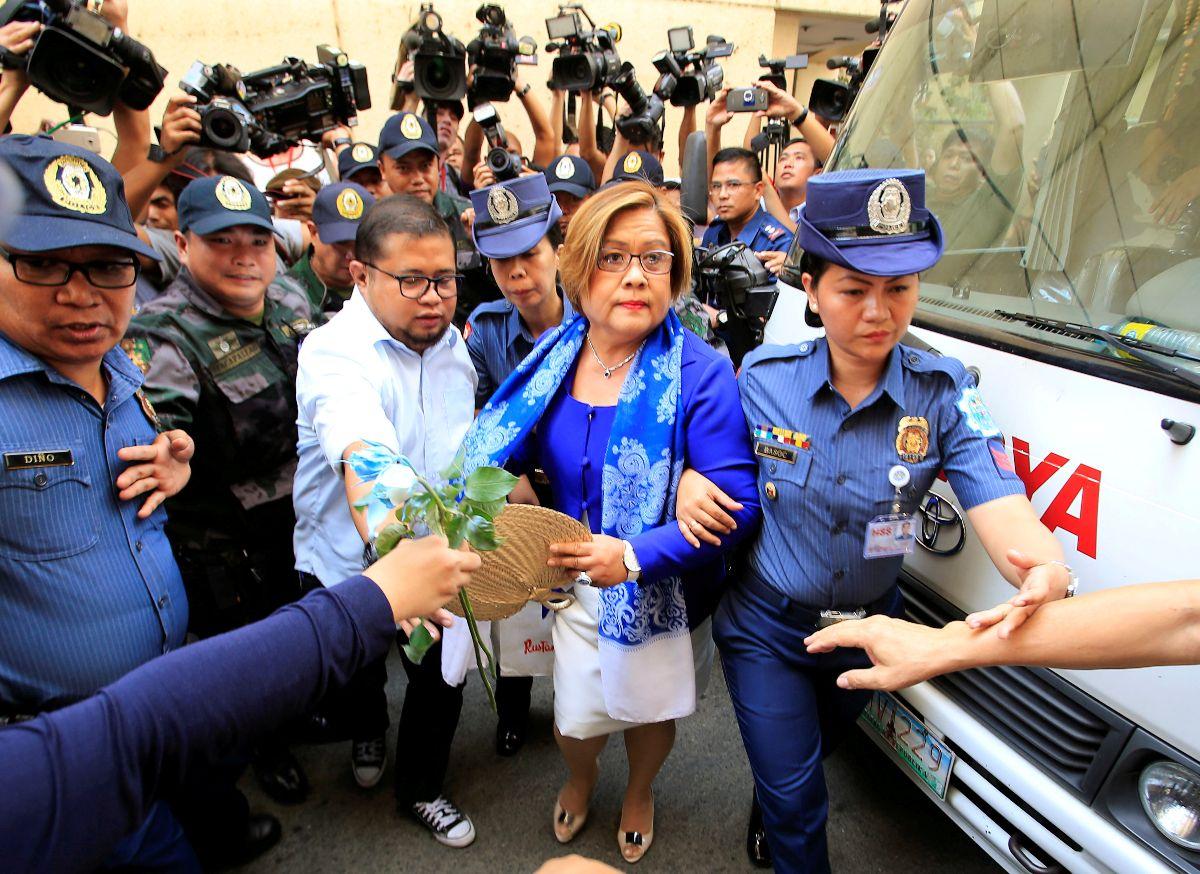 HRW: Drop all charges, release De Lima from detention