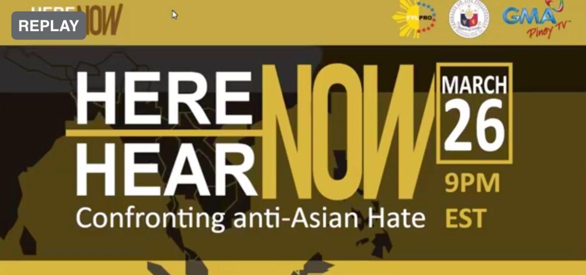 GMA Pinoy TV, the Philippine Embassy in USA and FYLPRO Unite in #StopAsianHate Campaign