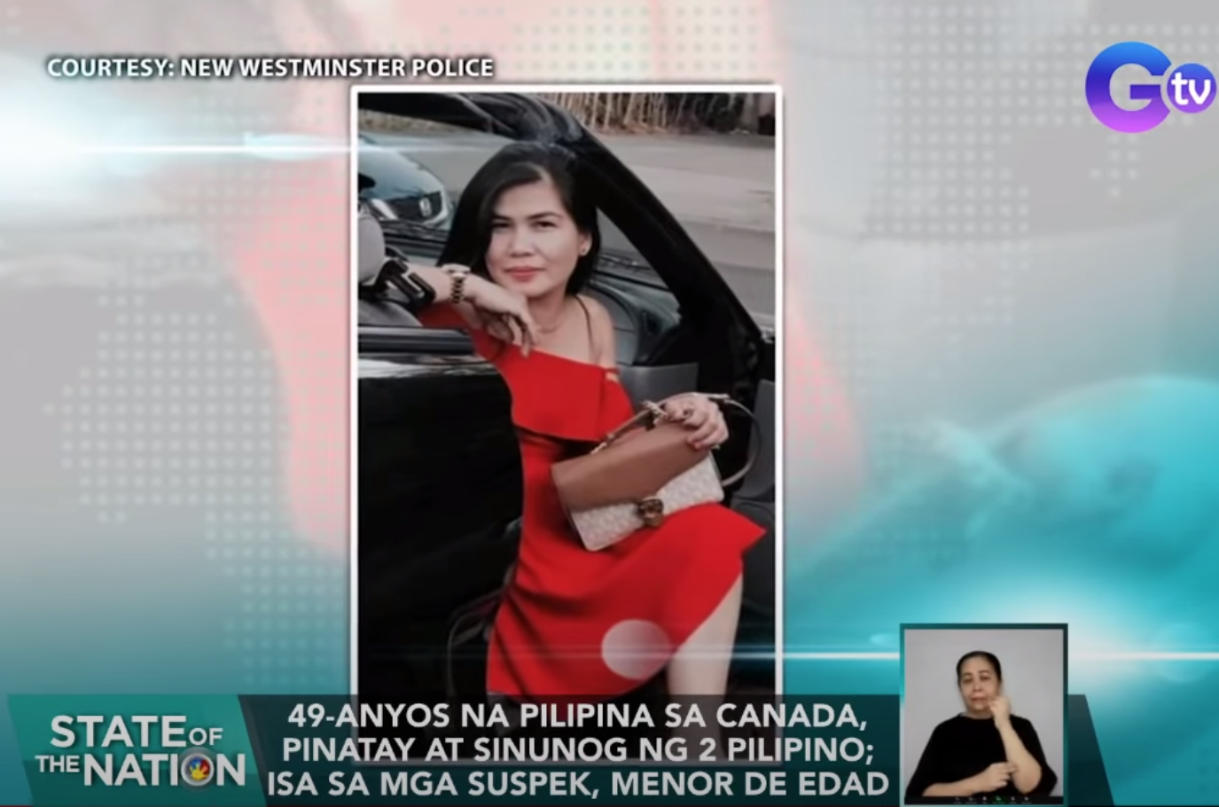Pinay killed in canada