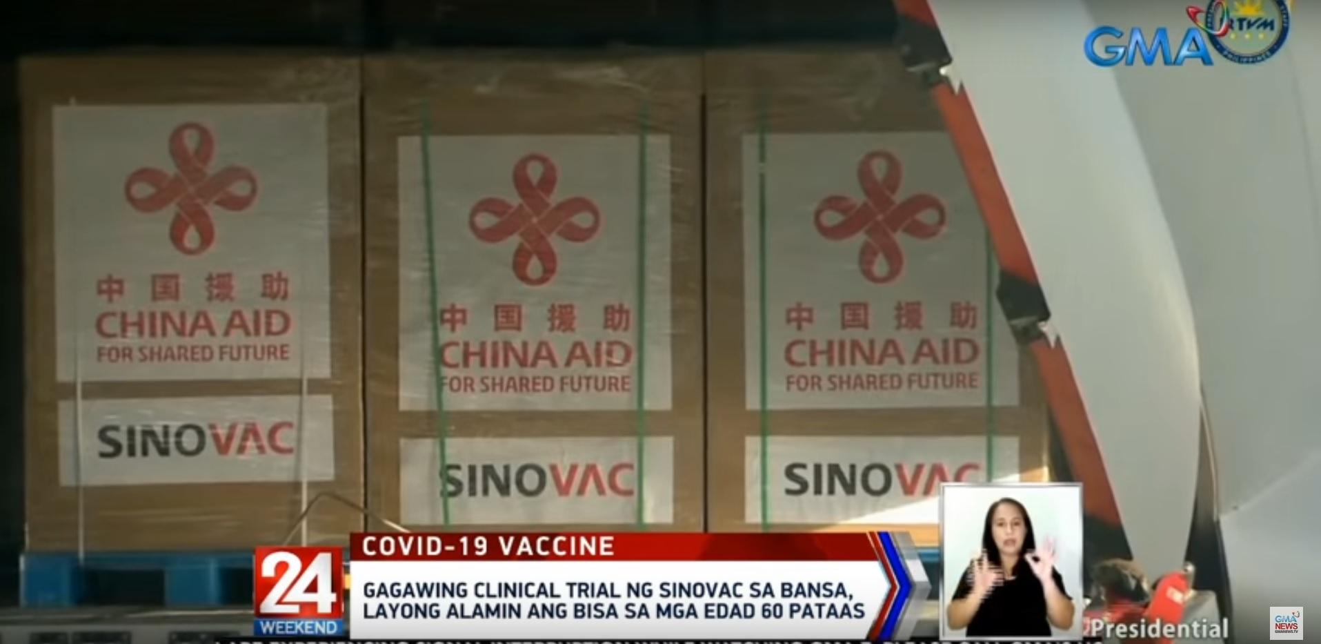 Sinovac to conduct COVID-19 vaccine clinical trial on older Pinoys