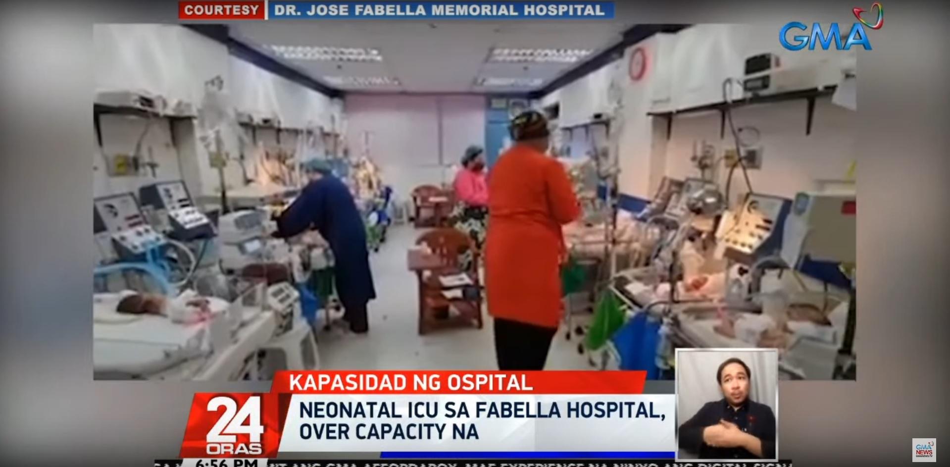 Occupancy at Fabella Hospital neonatal ICU exceeds capacity GMA News