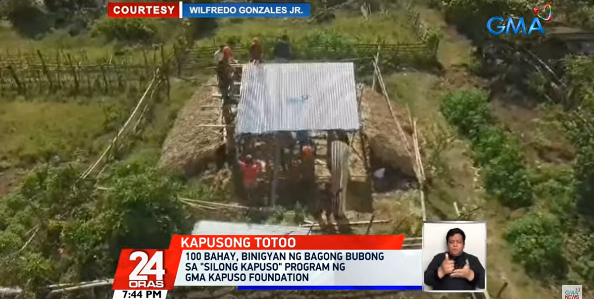 100 homes in Guinobatan, Albay receive roofing materials from GMA Kapuso Foundation GMA News